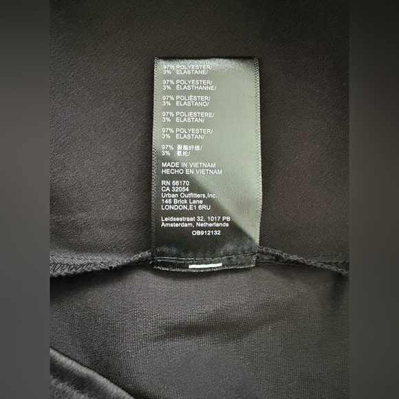 Urban Outfitters Black Cowl Slip Mini Dress - Picture 6 of 7